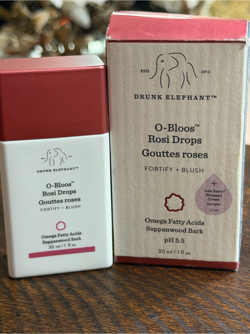 Drunk Elephant O-Bloos Rosi Drops - Blush Pink 1fl oz